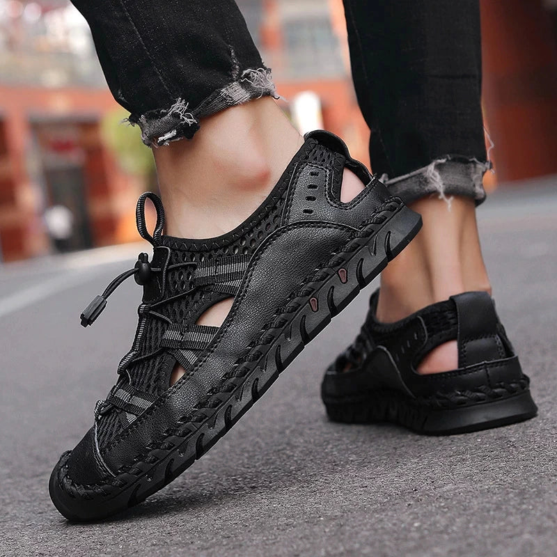 Summer Breathable Men Sandals-My Soft Slipper