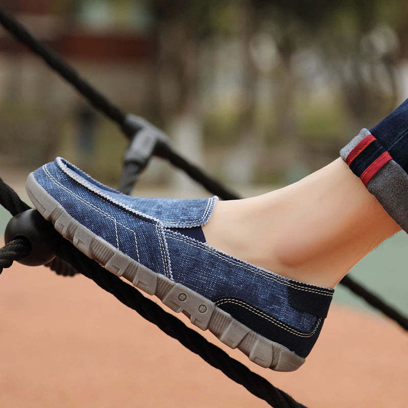 Summer Casual Men Canvas Shoes-My Soft Slipper