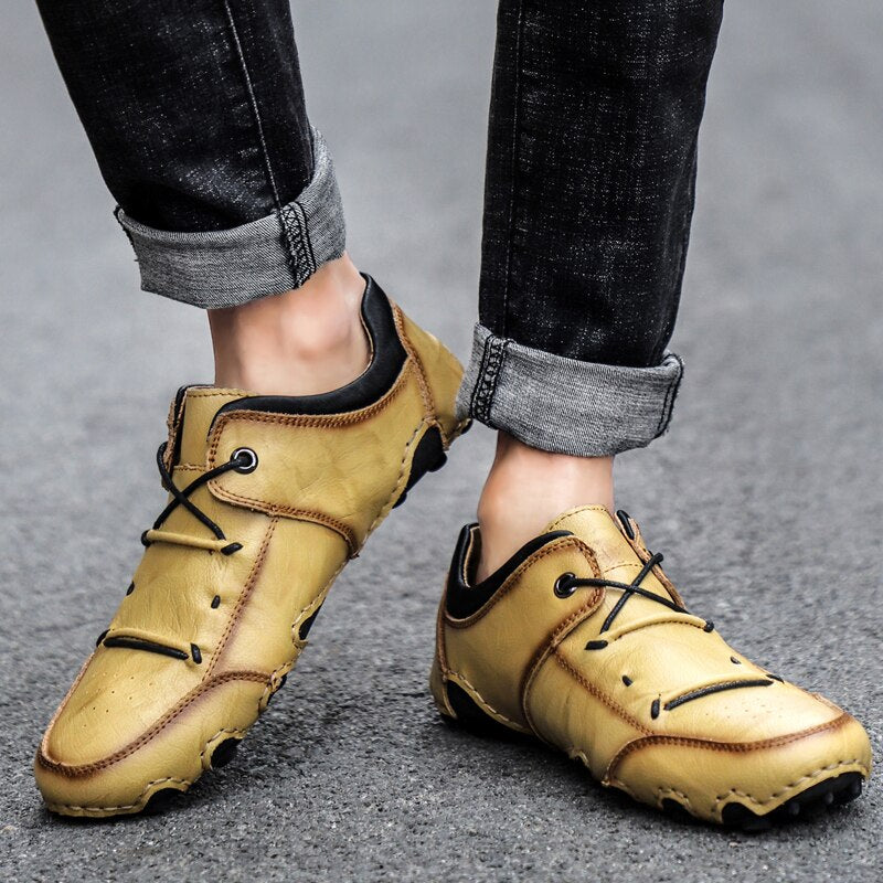 Men's Handmade Lightweight Loafers-My Soft Slipper