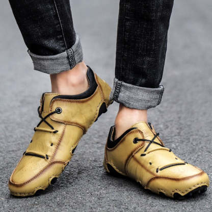 Men's Handmade Lightweight Loafers-My Soft Slipper