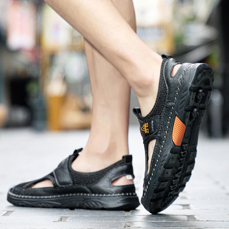 Summer Casual Male Soft Walking Beach Sandals-My Soft Slipper