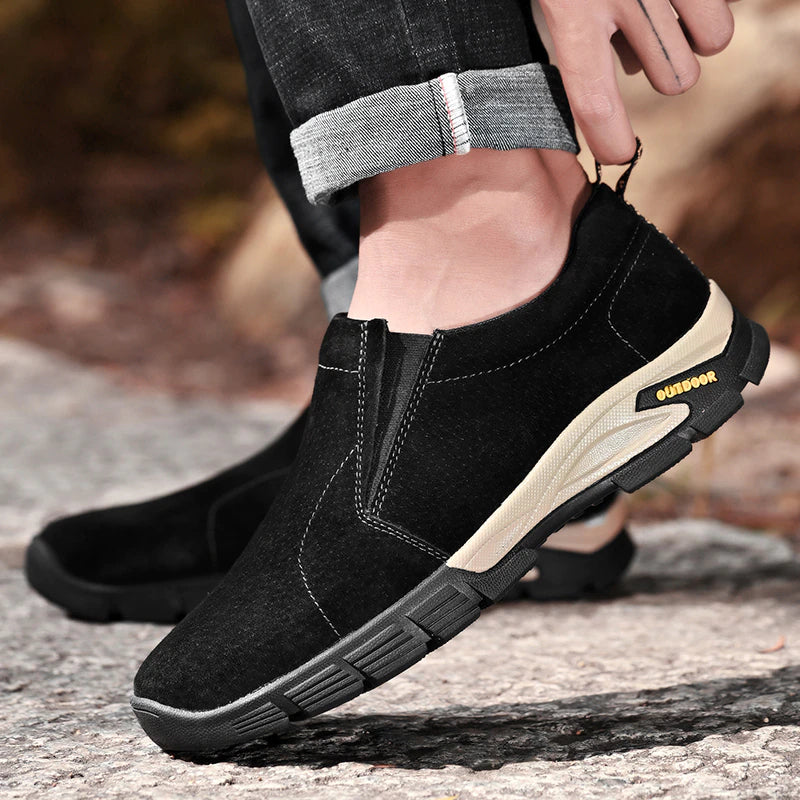 Men's Leather Casual Shoes-My Soft Slipper