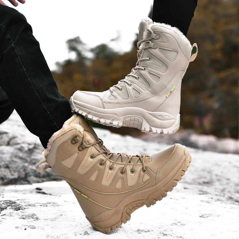 Casual Waterproof High Top Men's Boots-My Soft Slipper