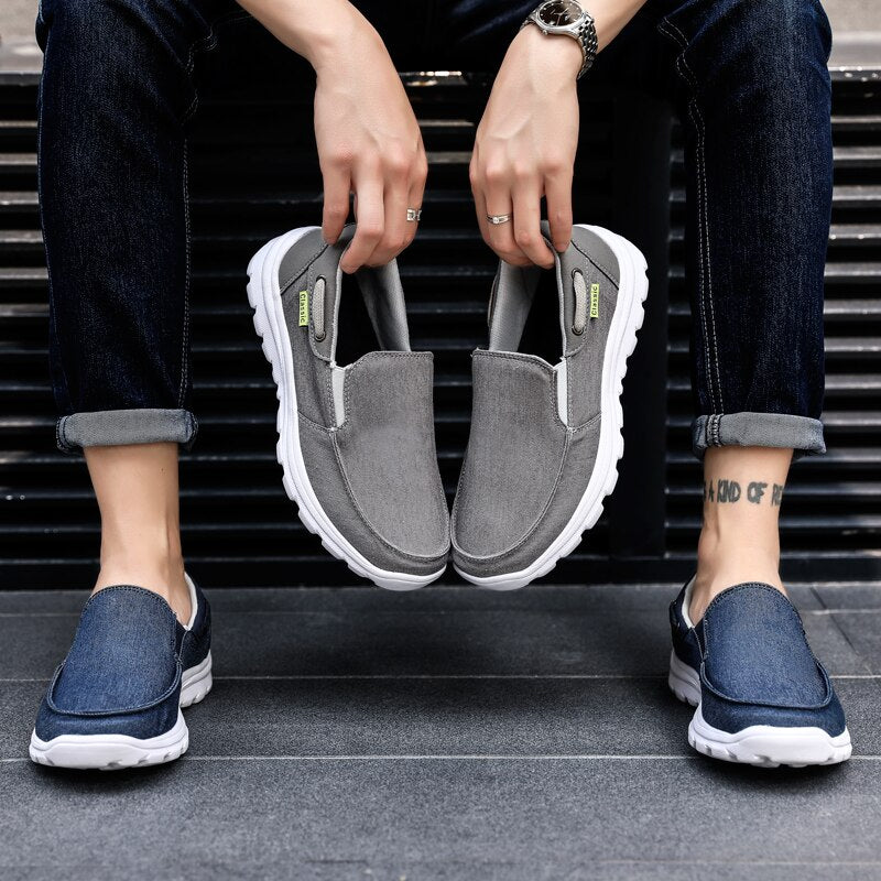 Men Casual Canvas Shoes-My Soft Slipper
