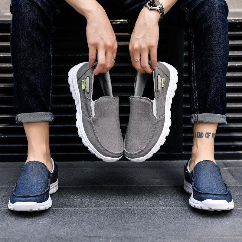 Men Casual Canvas Shoes-My Soft Slipper