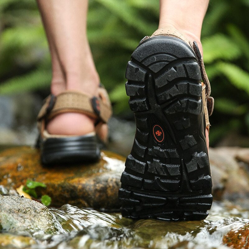 Comfortable Non-slip Men's Beach Sandals-My Soft Slipper