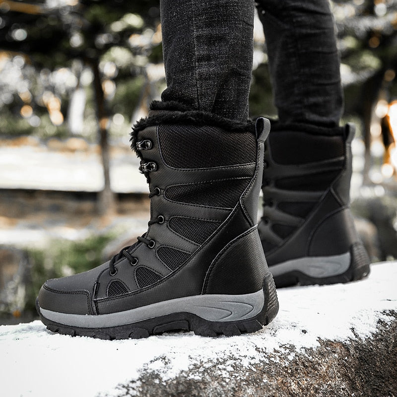 High Men Waterproof Outdoor Boots-My Soft Slipper