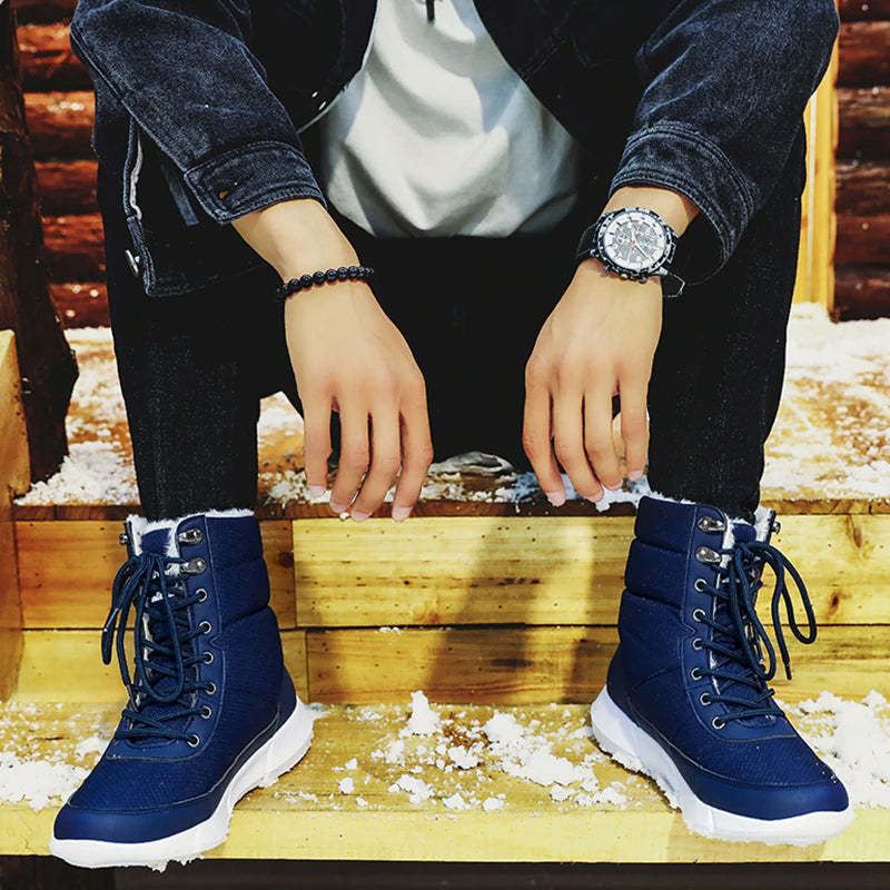 Casual Winter Waterproof Snow Boots-My Soft Slipper