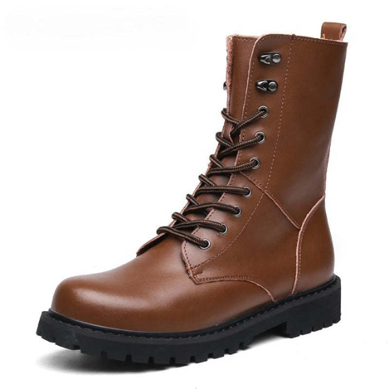 Warm Motorcycle Boots For Men-My Soft Slipper