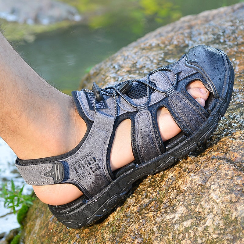 Casual Men Outdoor Summer Breathable Sandals-My Soft Slipper