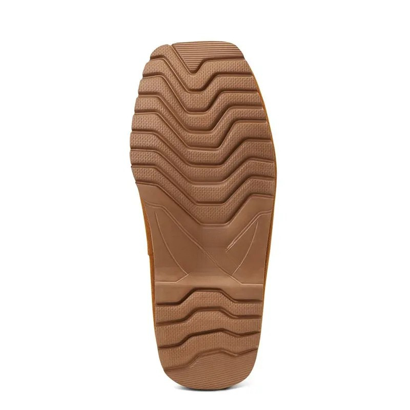 Jackie Square Front Suede Slipper