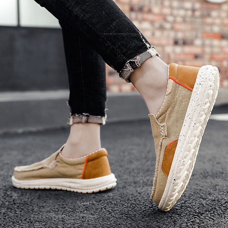 Summer Autumn Canvas Men's Shoes-My Soft Slipper