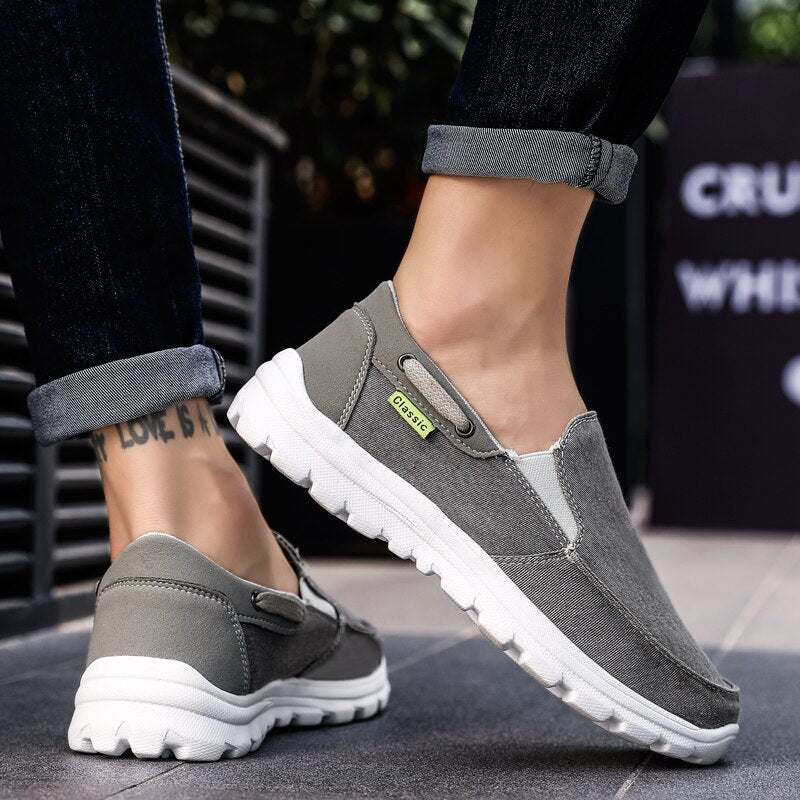 Men Casual Canvas Shoes-My Soft Slipper