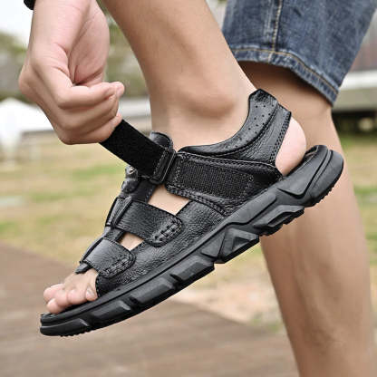 Summer Leather Sandals For Men-My Soft Slipper