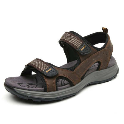 Summer Genuine Leather Lightweight Beach Sandals-My Soft Slipper