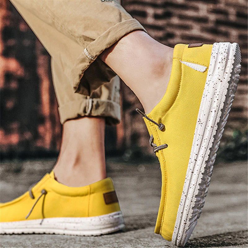 Breathable Outdoor Men Canvas Shoes-My Soft Slipper