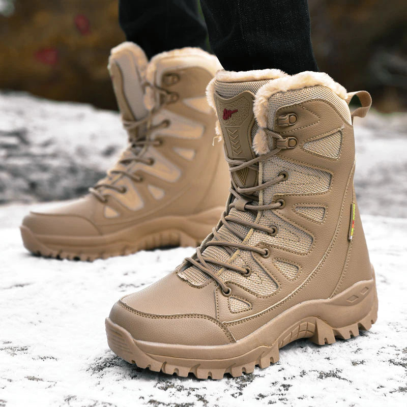 Casual Waterproof High Top Men's Boots-My Soft Slipper