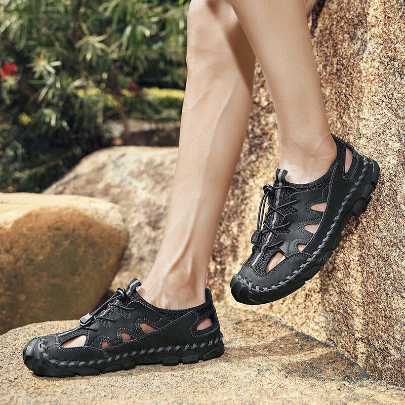 Fashion Soft Flat Men's Sandals-My Soft Slipper