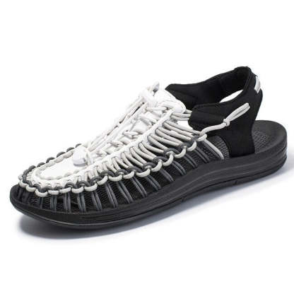 Handmade Weaving Design Breathable Sandals For Men-My Soft Slipper