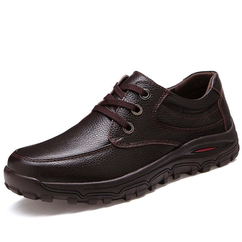 Leather Casual Men Flats Shoes-My Soft Slipper