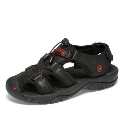 Genuine Leather Summer Men's Sandals-My Soft Slipper