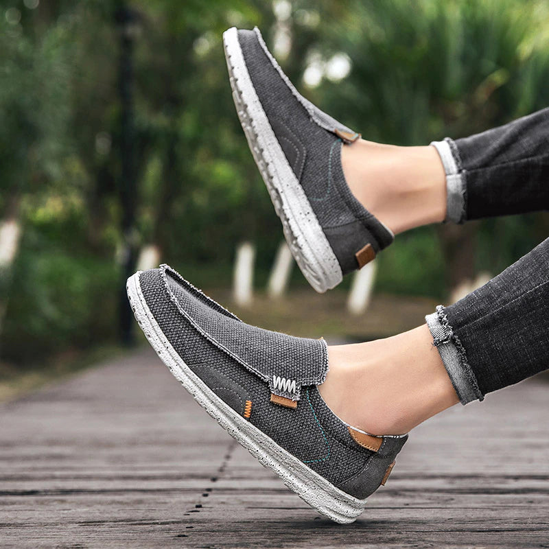 Men's Vulcanize Canvas Shoes-My Soft Slipper