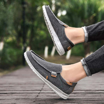 Men's Vulcanize Canvas Shoes-My Soft Slipper