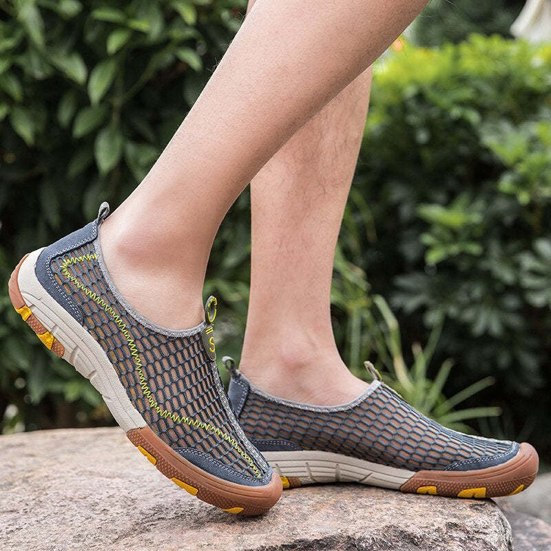 Fashion Breathable Summer Walking Mesh Shoes-My Soft Slipper