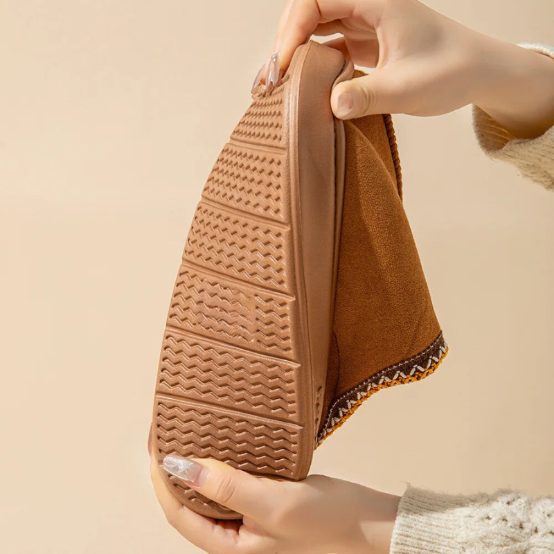 Cozy Faux Fur Lined Winter Slippers-My Soft Slipper