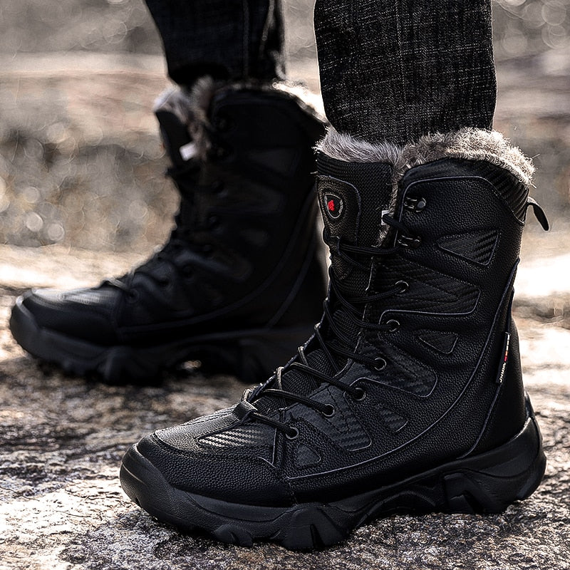 Winter Ankle Waterproof Men's Boots-My Soft Slipper