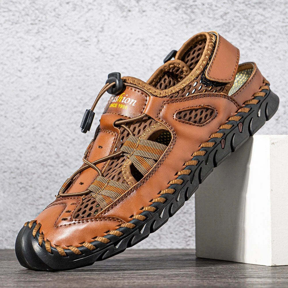 Mesh Summer Men's Outdoor Sandals-My Soft Slipper