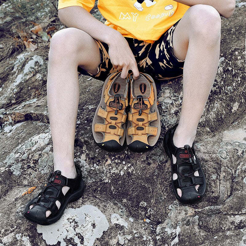 Fashion Summer Beach Breathable Men Sandals-My Soft Slipper