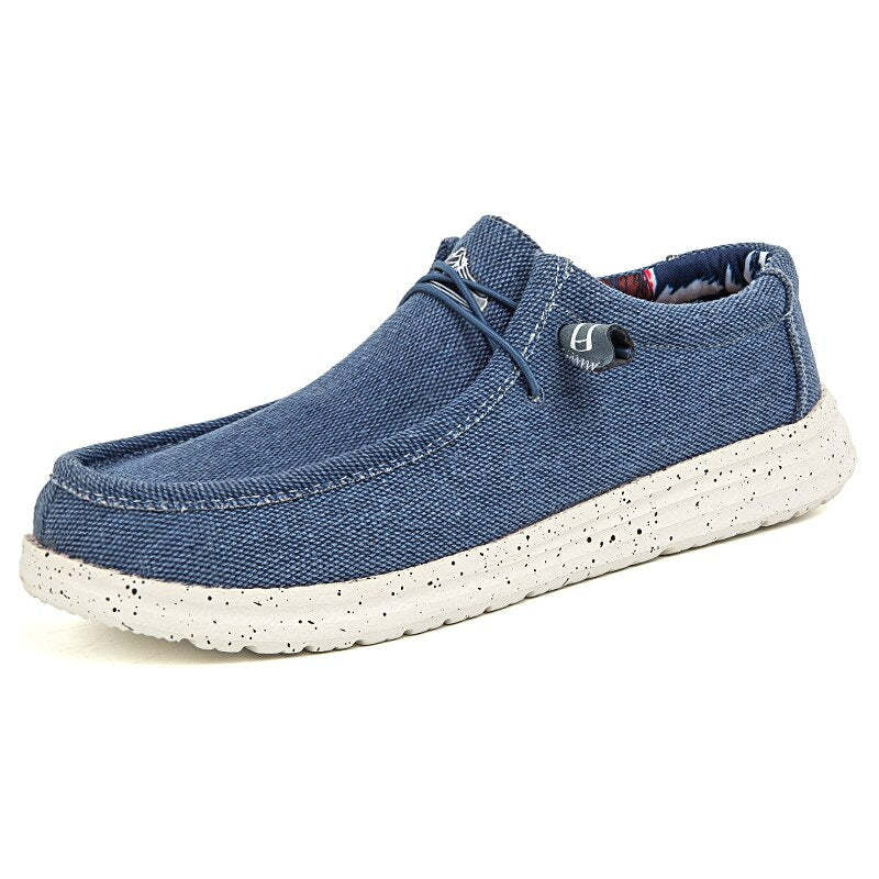 Men's Casual Denim Canvas Sneakers-My Soft Slipper