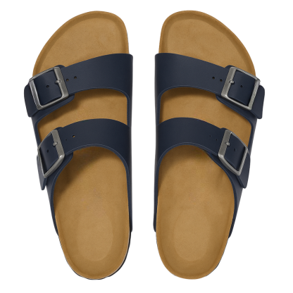 Adjustable Mixed Leather Cork Sandals For Everyday Comfort-My Soft Slipper