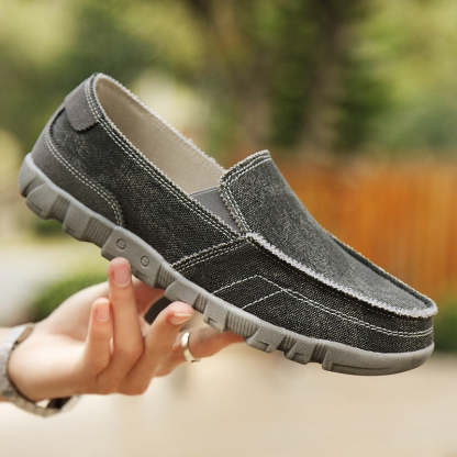 Summer Casual Men Canvas Shoes-My Soft Slipper