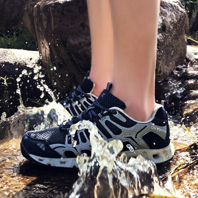 Men's Breathable Mesh Outdoor Shoes-My Soft Slipper