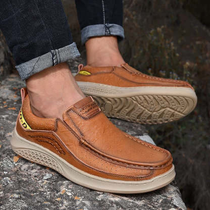 Anti-Slip Rubber Loafers Shoes-My Soft Slipper