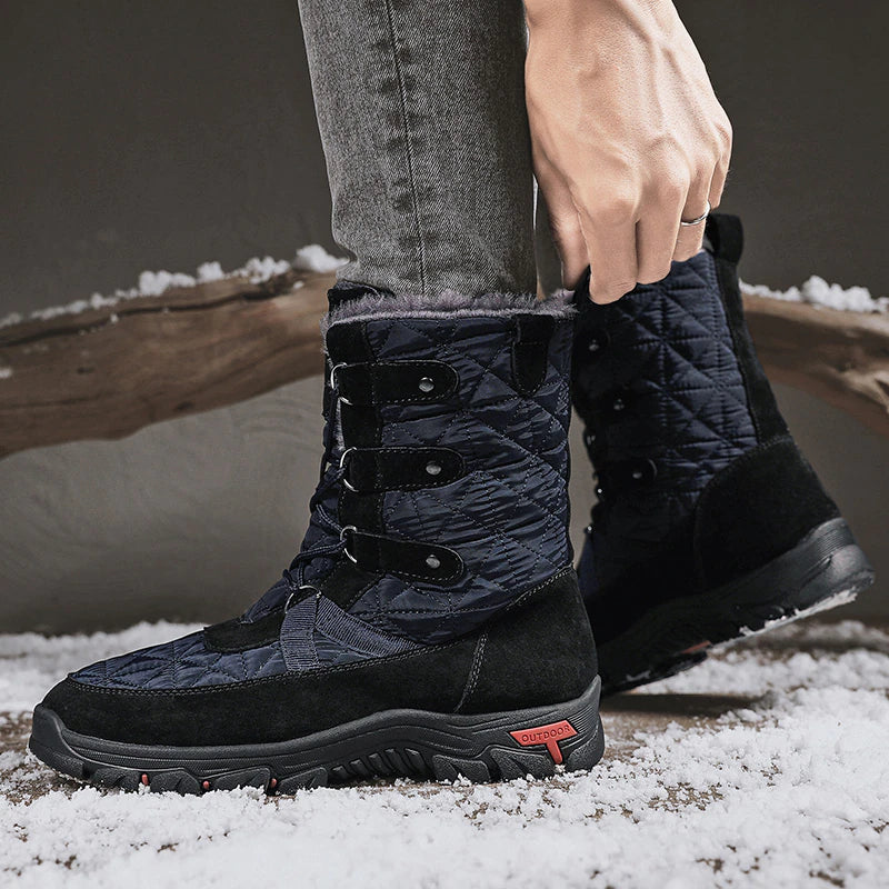 Winter Warm Plush Snow Boots For Men-My Soft Slipper