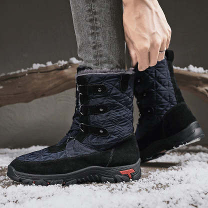 Winter Warm Plush Snow Boots For Men-My Soft Slipper