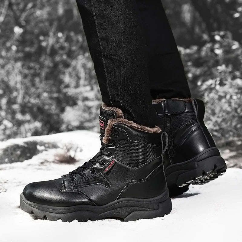 Men's Ankle Waterproof Military Boots-My Soft Slipper