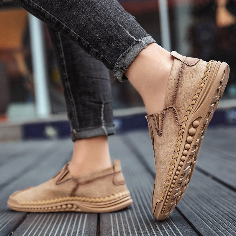 Men Spring Summer Soft Loafers-My Soft Slipper