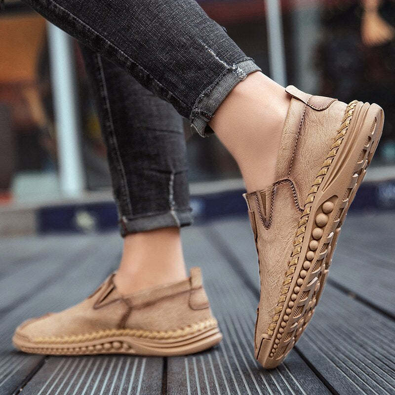 Men Spring Summer Soft Loafers-My Soft Slipper