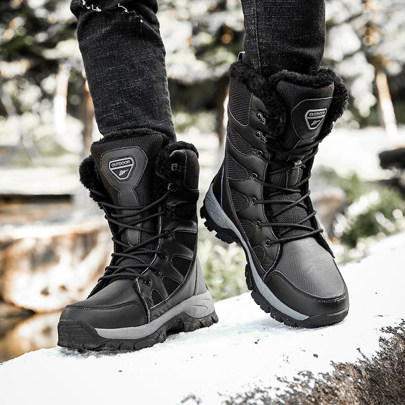 High Men Waterproof Outdoor Boots-My Soft Slipper