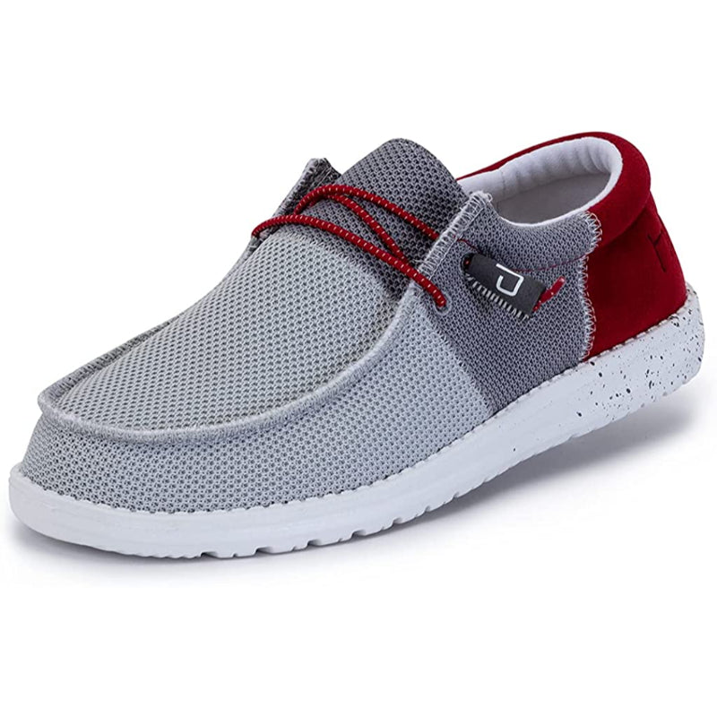 Mens Multiple Colors Lace Up Comfortable & Light Weight Loafers-My Soft Slipper