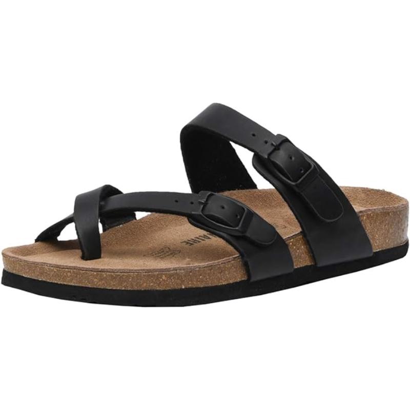 Women Open Design Clogs With Buckle Closure-My Soft Slipper