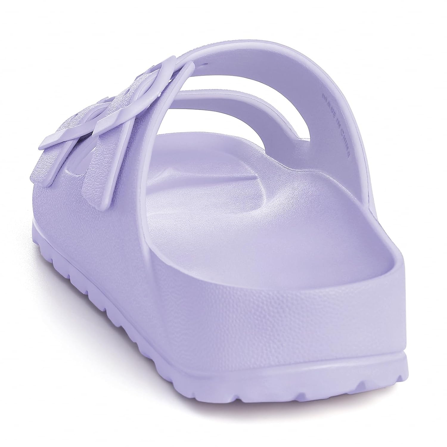 Lightweight Slip On Slide Waterproof Sandals With Adjustable Double Buckle For Women
