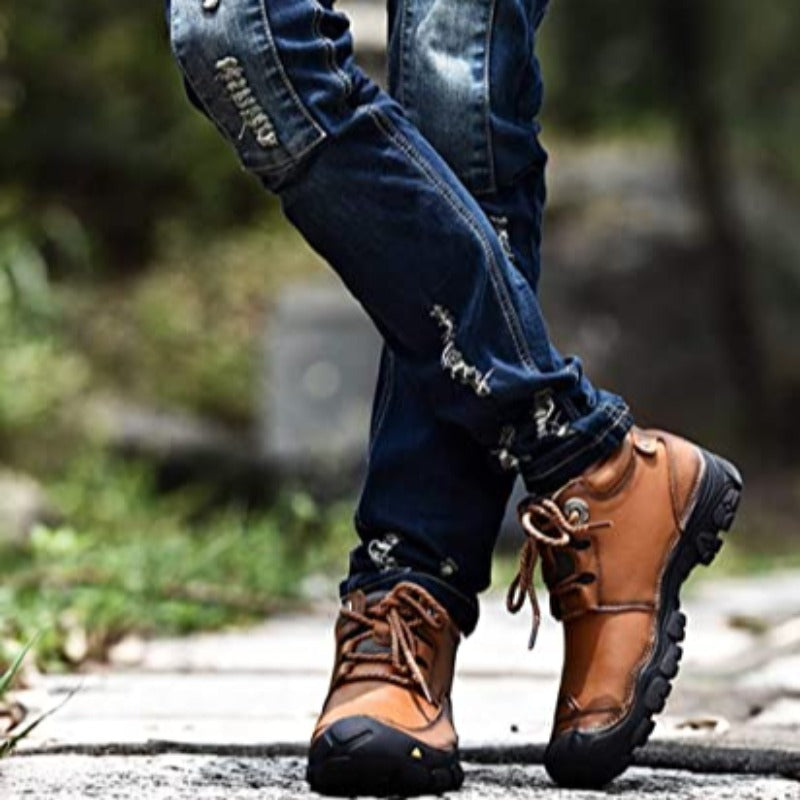 Men's Outdoor Working Ankle Boots-My Soft Slipper