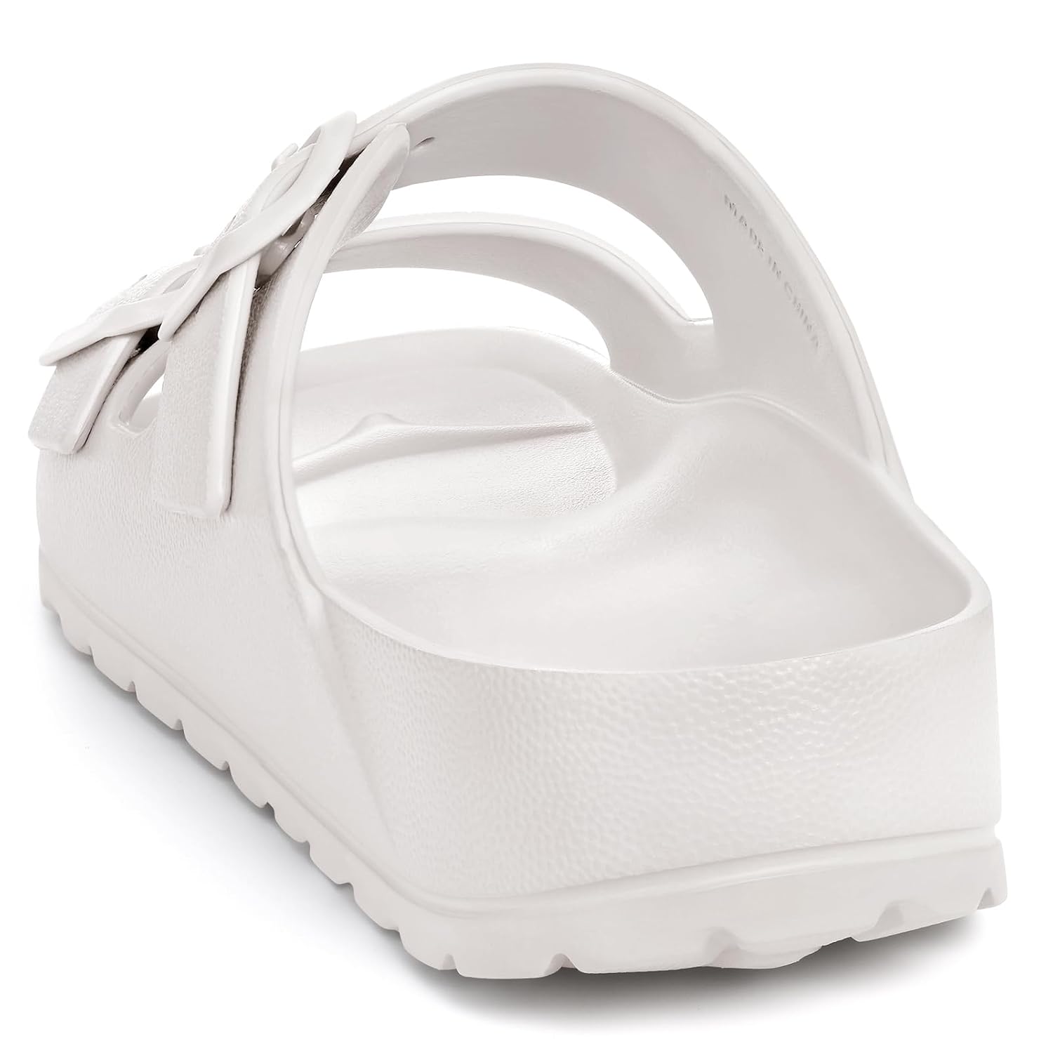 Lightweight Slip On Slide Waterproof Sandals With Adjustable Double Buckle For Women