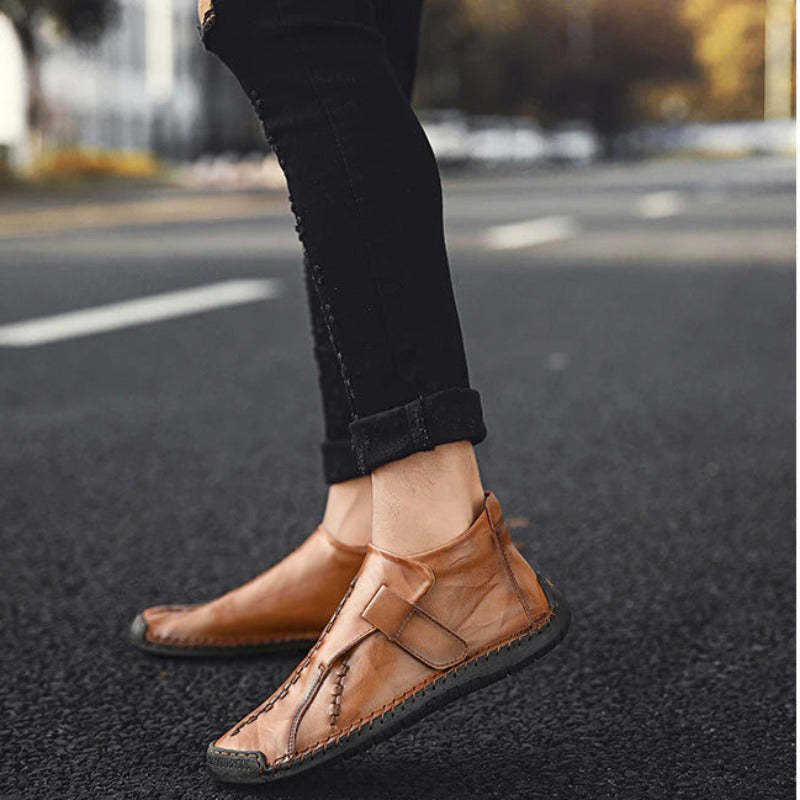 Men's Fur Snow Ankle Boots-My Soft Slipper