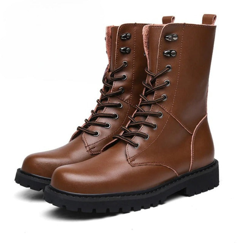 Warm Motorcycle Boots For Men-My Soft Slipper